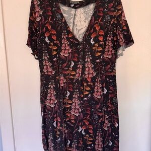 Disturbia Foxglove Floral Romper